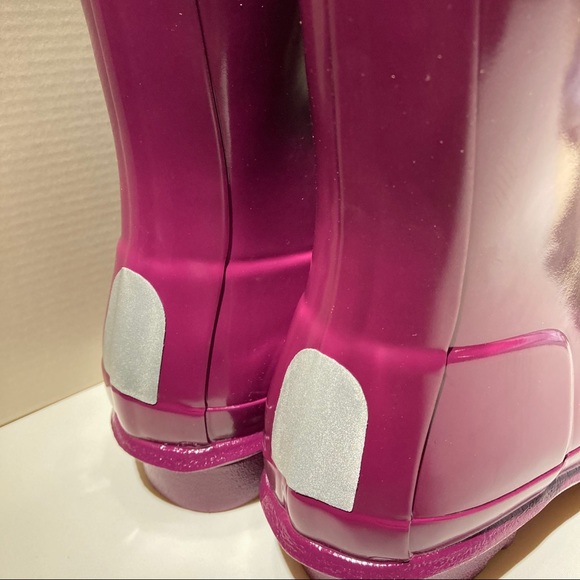 Hunter tall boots violet US 6, UK 4, 37 - Picture 6 of 11